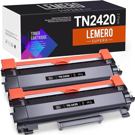 LEMERO SUPERX Kompatible Toner für Brother TN2420 TN 2420 Toner für