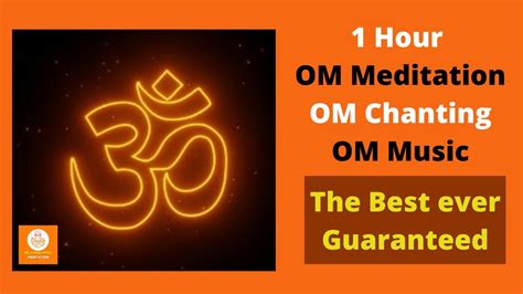 1 Hour Om Meditation Music Om Chanting Om Mantra To Relax Mind Body