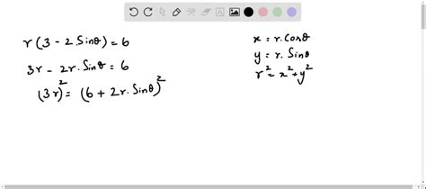 Solved Convert Each Polar Equation To A Rectangular Equation R Sin