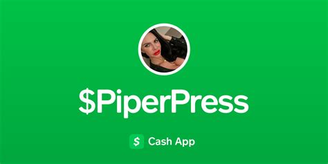 Pay Piperpress On Cash App