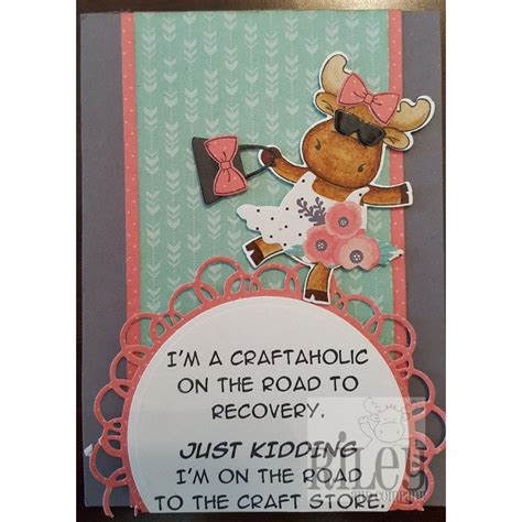 Craftaholic Cling Stamp By Riley And Co Kat Scrappiness Inc