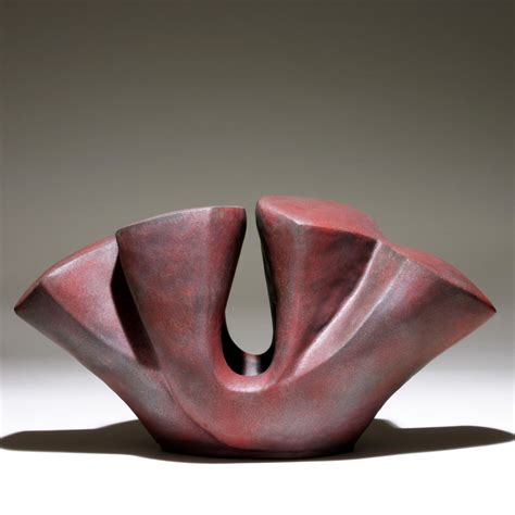 Tomiya Matsuda Sinuous Modern Ceramic Sculpture For Sale at 1stDibs