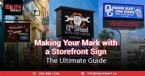 Making Your Mark With A Storefront Sign The Ultimate Guide Sign Shop