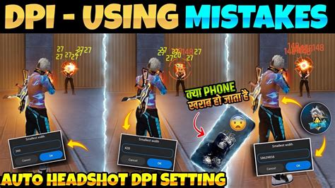 Free Fire Auto Headshot Dpi Setting Best Dpi Setting Free Fire Dpi