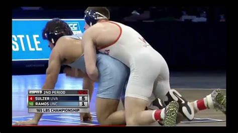 2015 ACC Wrestling Championships 165lbs Nick Sulzer Vs Ethan Ramos