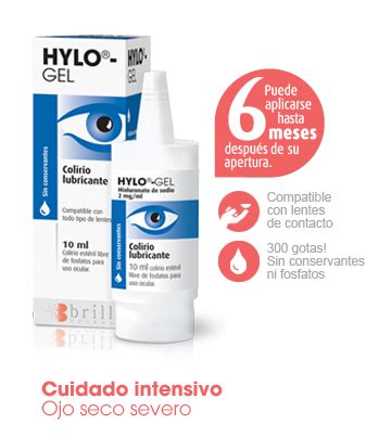 Hylo Gel Colirio Cuidado Intensivo De Tus Ojos