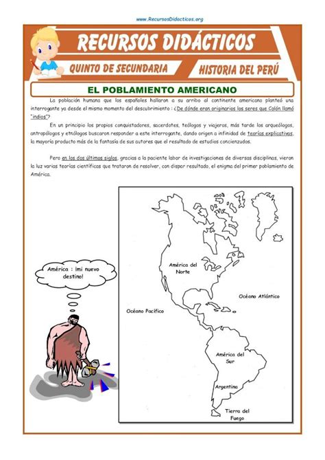 Pdf El Poblamiento Americano La Poblaci N Humana Que Los