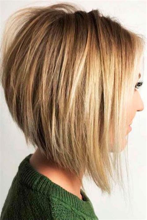 Natural Blonde Inverted Bob Hairstyles Blondehair Invertedbob