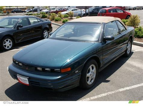 1995 Dark Teal Metallic Oldsmobile Cutlass Supreme Convertible 9335414 Car