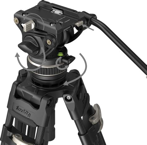 Smallrig Heavy Duty Carbon Fiber Video Tripod Kit Freeblazer Ad