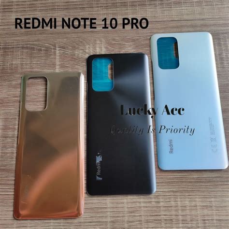 Jual Backdoor Tutup Belakang Hp Xiaomi Redmi Note 10 Pro Xiomi Redmi Not 10 Pro M2101k7ai