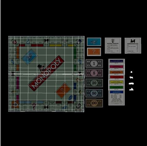 3D model Monopoly Board Game VR / AR / low-poly | CGTrader