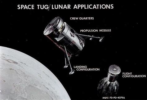 1970 - Space Tug (Concept) - MSFC/Boeing (American) - cyberneticzoo.com