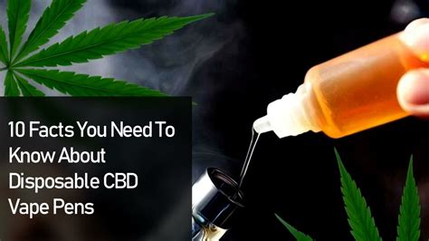 Ppt Facts You Need To Know About Disposable Cbd Vape Pens