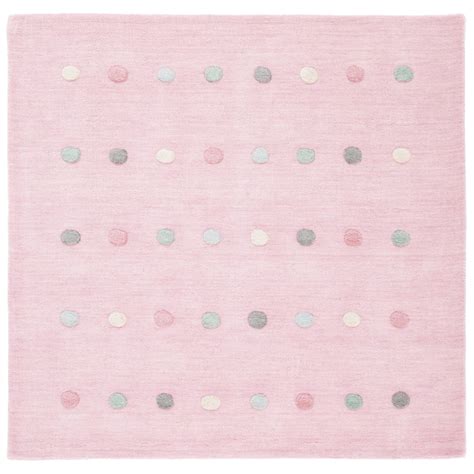 SAFAVIEH Kids Collection SFK803U Handmade Light Pink Rug - Walmart.com