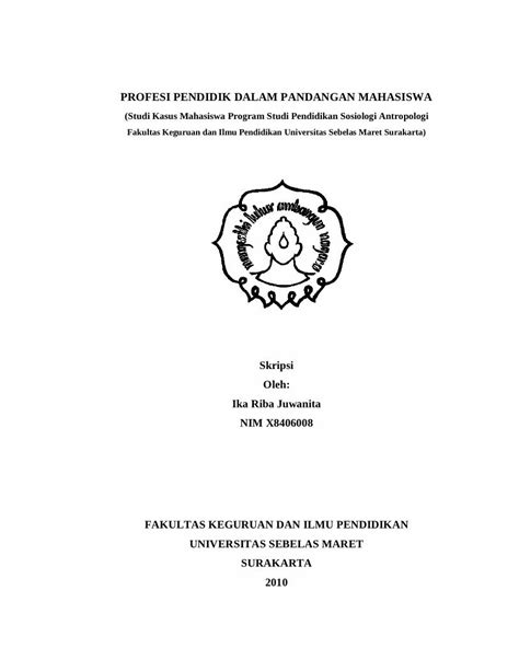 Pdf Profesi Pendidik Dalam Pandangan Mahasiswa Mendeskripsikan