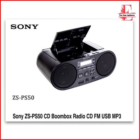 Sony ZS PS50 CD Boombox Radio CD FM USB MP3 Shopee Malaysia