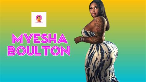 Myesha Boulton L American Plus Size Model L Curvy Fashion Model L