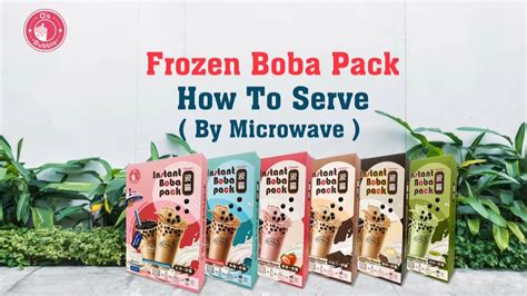 O S Bubbleinstant Boba Pack Serving Instructions Youtube