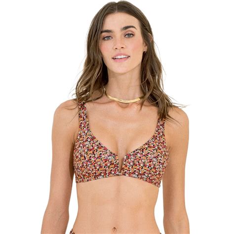 Maaji Calico Victory V Wire Bralette Bikini Top Women S Clothing