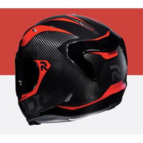 Hjc Rpha Carbon Bleer Mc Full Face Helmet Black Red Lazada Ph