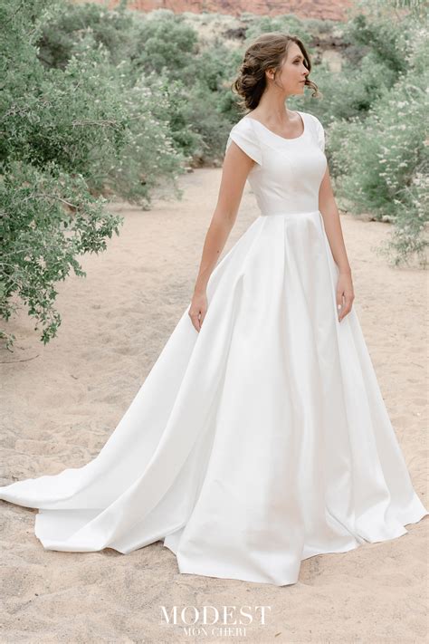 Modest Bridal By Mon Cheri Tr12033 Dress Modest