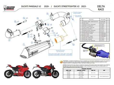 D Ldrx Terminale Mivv Delta Race Acciaio Inox Ducati Panigale V