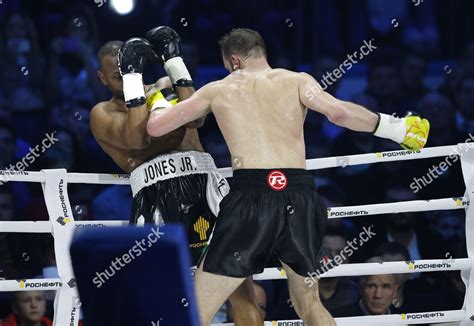 British Boxer Enzo Maccarinelli R Usrussian Editorial Stock Photo ...