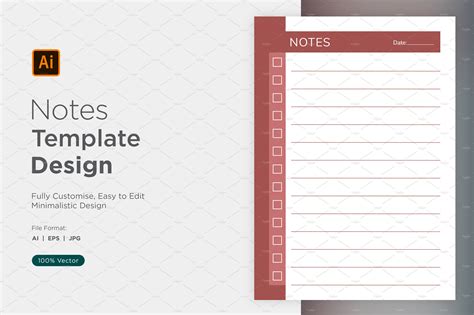 Note Design Template -44 | Stationery Templates ~ Creative Market