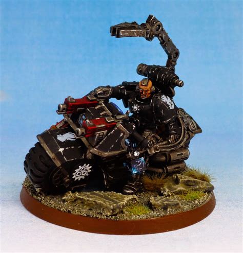 Iron Hands: Chapter Master on Bike - Wargaming Hub