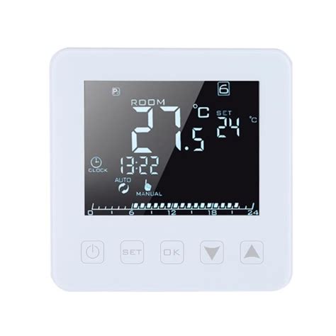 Thermostat de chauffage thermostat LCD programmable 16A pour écran LCD