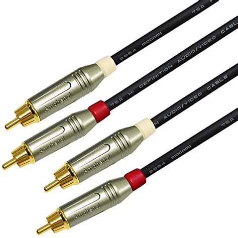 Foot High Definition Audio Interconnect Cable Pair Custom Made By