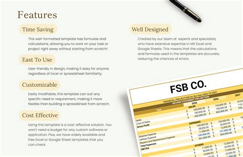 Free Financial Projection Template - Excel, Google Sheets | Template.net