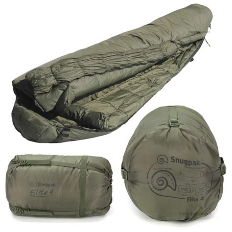 Snugpak Softie Elite 4 Military Army Sleeping Bag Olive Green