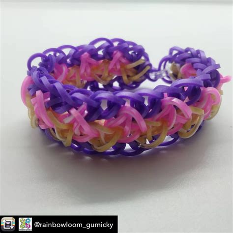 Pin By Rainbow Loom On Rl Bracelet Rainbow Loom Loom Patterns Pattern