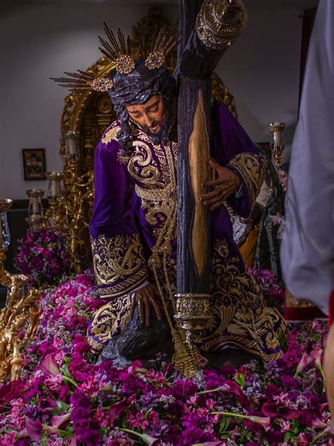 El Santísimo Cristo de las Tres Caídas dispuesto para su participación