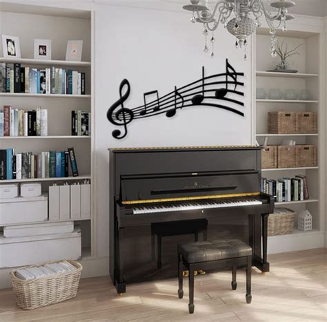 Music Notes Wall Art Wooden Music Notes Music Wall Decor - Etsy