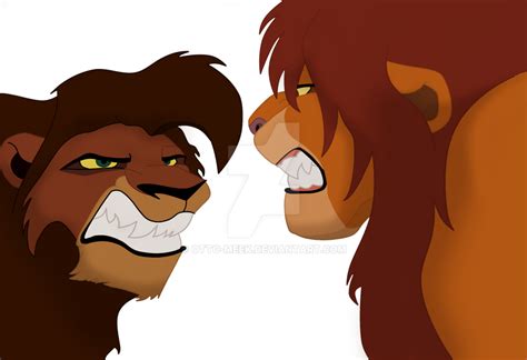 Simba vs Kovu by Otto-Meek on DeviantArt