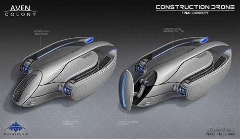 Construction Drone by NateHallinanArt on DeviantArt | Futuristic ...