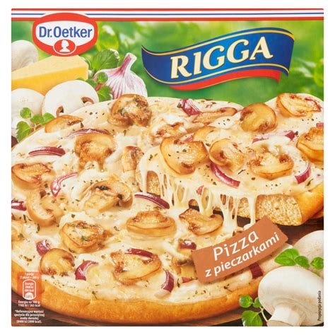 Dr Oetker Rigga Pizza z szynką i pieczarkami 260 g Delikatesy Dwójka