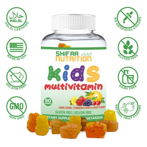 Shifaa Nutrition Halal And Vegetarian Gummy Vitamins For Kids 13