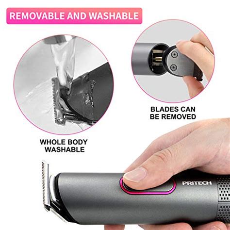 Pritech Hair Trimmer For Women Waterproof Bikini Trimmer Rechargeable