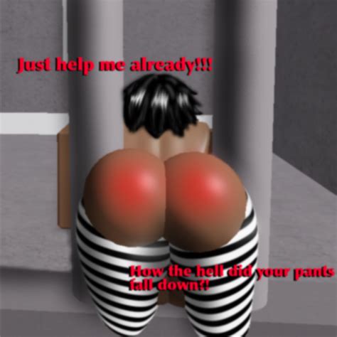 Rule 34 3d Begging Big Ass Big Butt Blush Lines Dark Skinned Male Jail Bars Male Pants Down