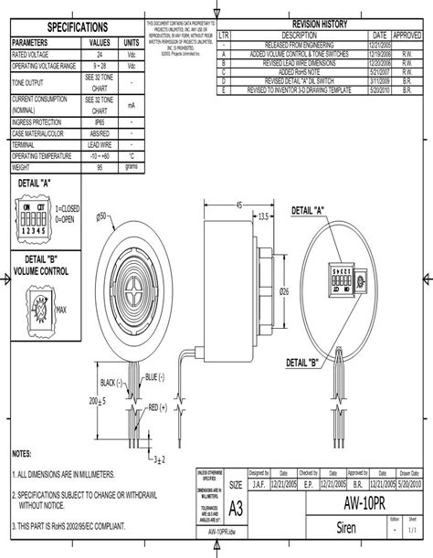 Siren Piezo Buzzers Audio Indicators Datasheets Mouser