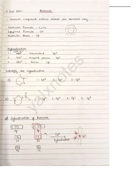 9701 - Organic Chemistry Benzene notes - Chemistry - Stuvia US