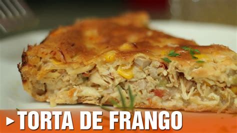 Torta De Frango FIT Receita Deliciosa