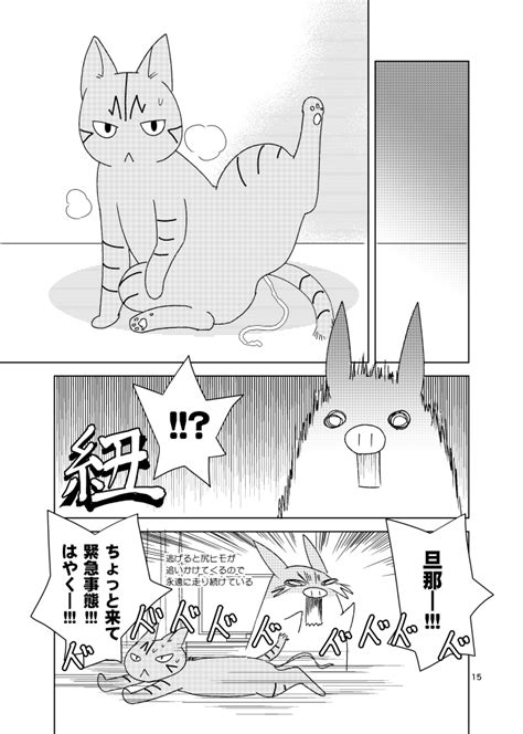 【漫画】猫のお尻からヒモが出た話 いきぬき2ちゃんねる