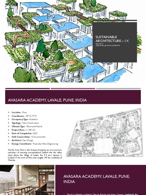 Sustainable Arch Avasara Academy Pune Pdf