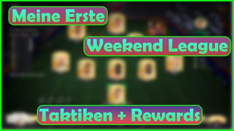 Das Sind Meine Rewards Taktiken Der Ersten Weekend League In Ea Fc