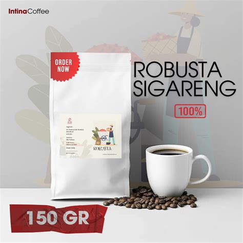 Jual Kopi Biji Bubuk Robusta Gram Robusta Sigareng Puntang